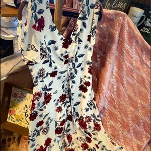 Candies White floral print dress